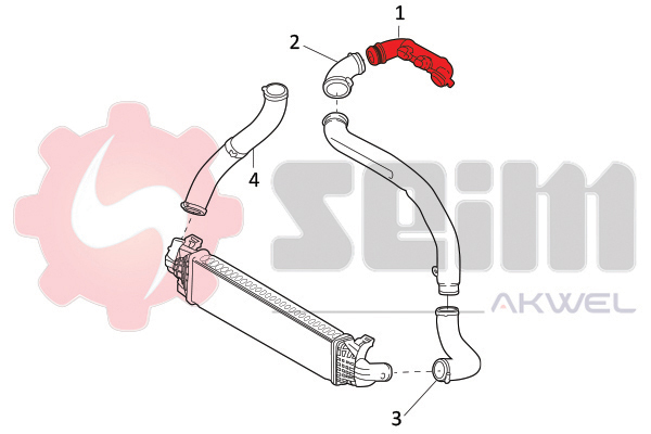 Seim Laadlucht-/turboslang 982071