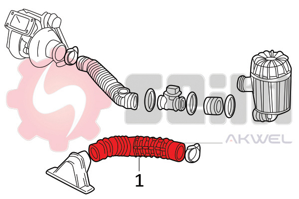 Seim Laadlucht-/turboslang 982074