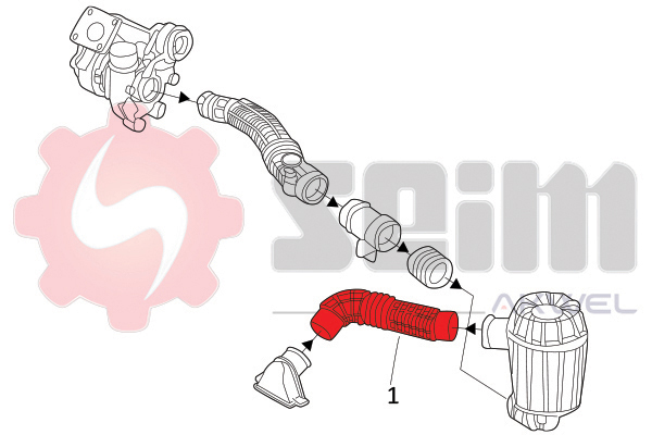 Seim Laadlucht-/turboslang 982074