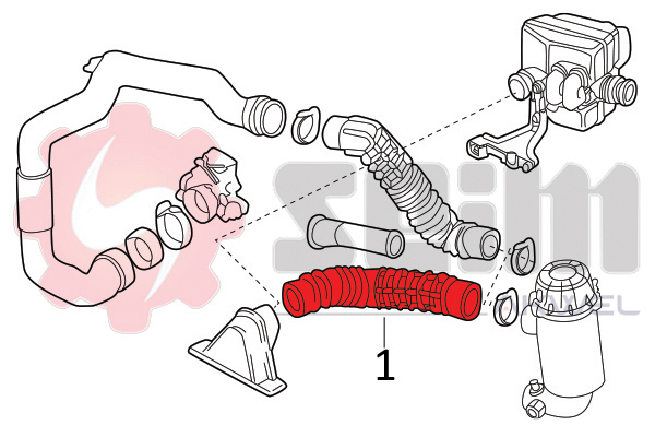 Seim Laadlucht-/turboslang 982074
