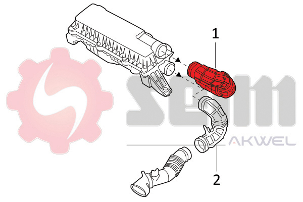 Seim Laadlucht-/turboslang 982077