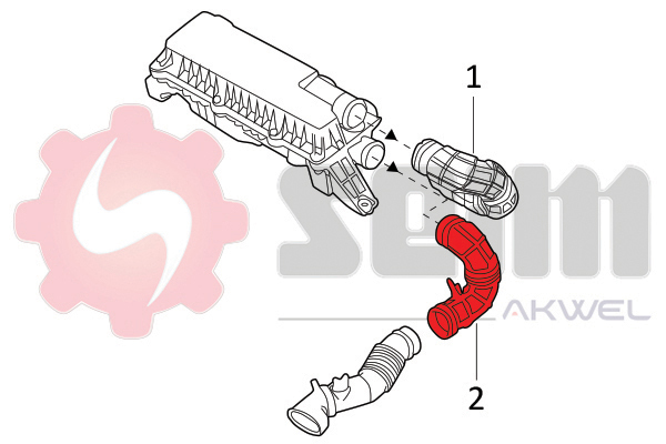 Seim Laadlucht-/turboslang 982078