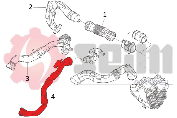 Seim Laadlucht-/turboslang 982082