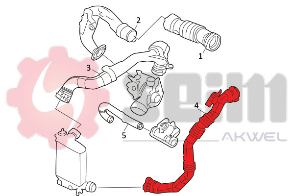 Seim Laadlucht-/turboslang 982082