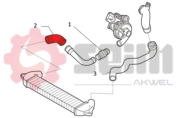 Seim Laadlucht-/turboslang 982088