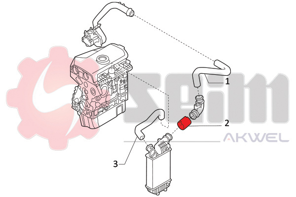 Seim Laadlucht-/turboslang 982094