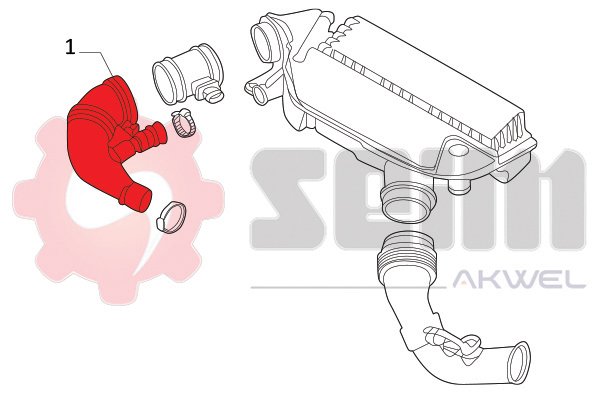 Seim Laadlucht-/turboslang 982096