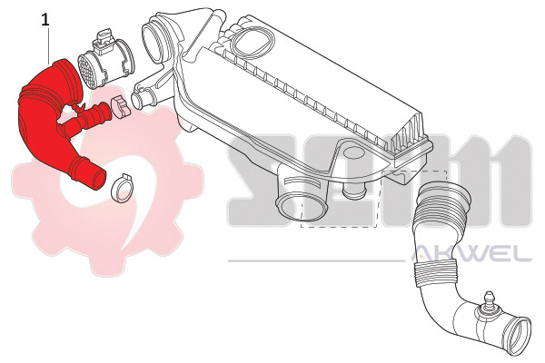 Seim Laadlucht-/turboslang 982096
