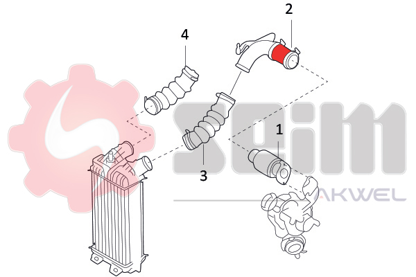 Seim Laadlucht-/turboslang 982097