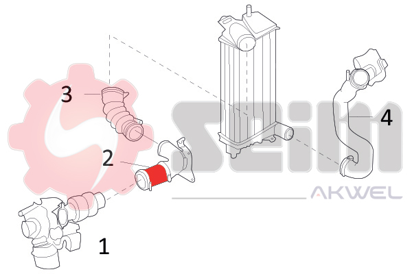 Seim Laadlucht-/turboslang 982097