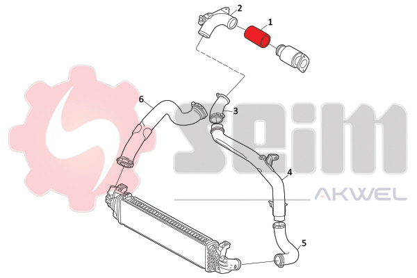 Seim Laadlucht-/turboslang 982097