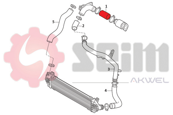Seim Laadlucht-/turboslang 982097