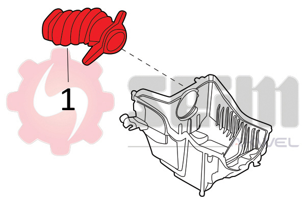 Seim Laadlucht-/turboslang 982100