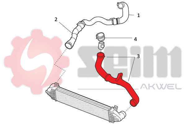 Seim Laadlucht-/turboslang 982101