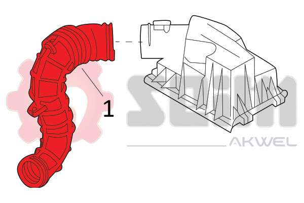 Seim Laadlucht-/turboslang 982103