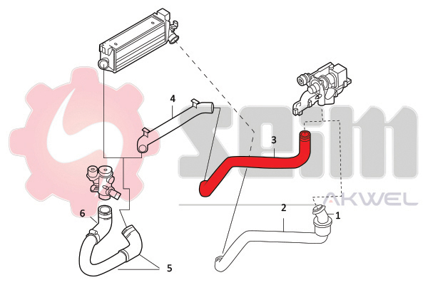 Seim Laadlucht-/turboslang 982104