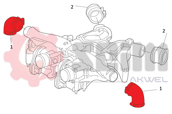 Seim Laadlucht-/turboslang 982107