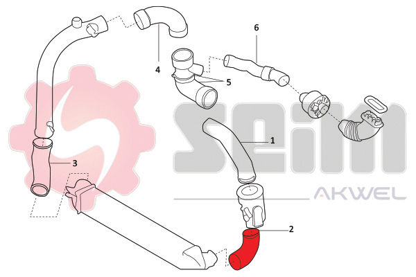 Seim Laadlucht-/turboslang 982111