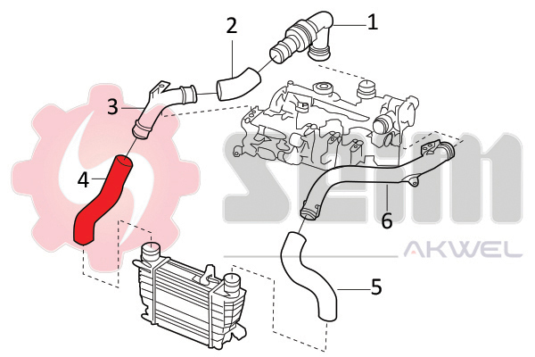 Seim Laadlucht-/turboslang 982113