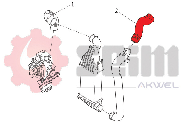 Seim Laadlucht-/turboslang 982116