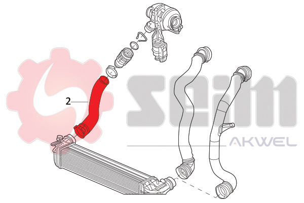 Seim Laadlucht-/turboslang 982117