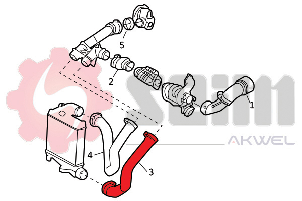 Seim Laadlucht-/turboslang 982123