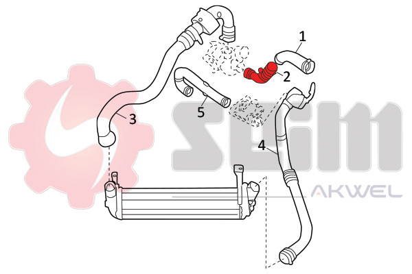 Seim Laadlucht-/turboslang 982135