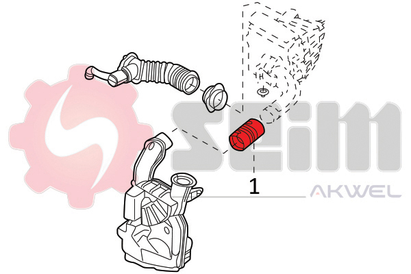 Seim Laadlucht-/turboslang 982136