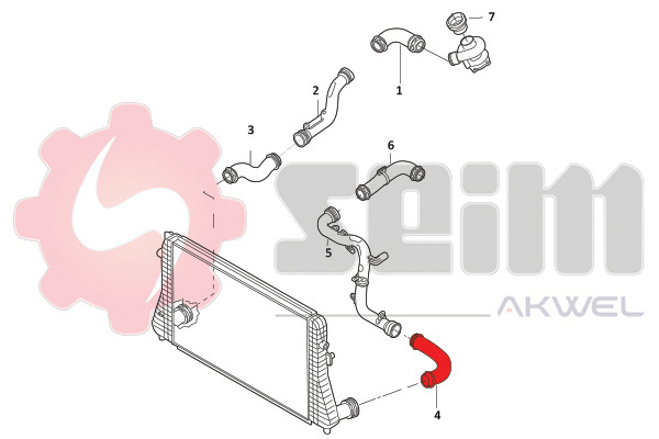 Seim Laadlucht-/turboslang 982141