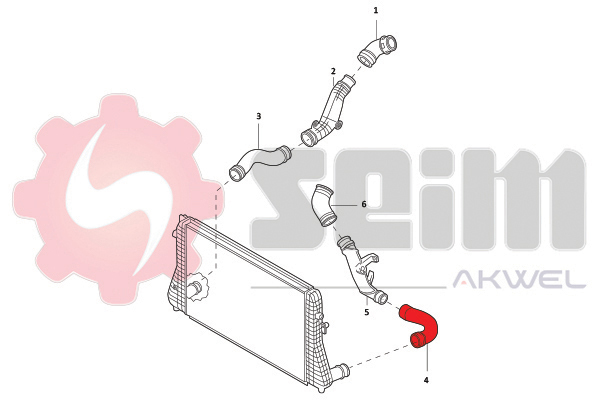 Seim Laadlucht-/turboslang 982141