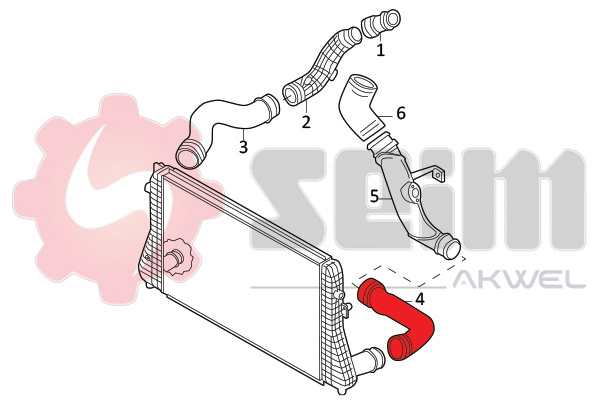 Seim Laadlucht-/turboslang 982141