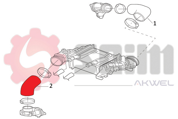 Seim Laadlucht-/turboslang 982146