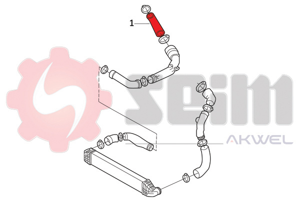 Seim Laadlucht-/turboslang 982147