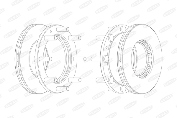 Remschijven Beral BCR107A