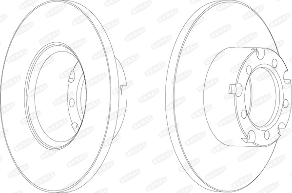 Remschijven Beral BCR117A
