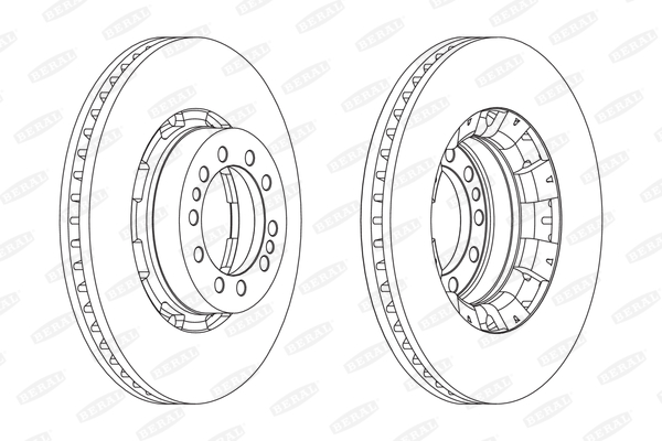 Remschijven Beral BCR128A
