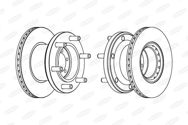 Remschijven Beral BCR133A