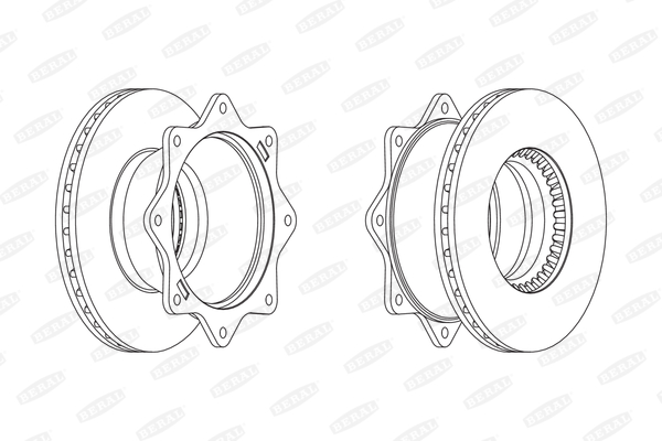 Remschijven Beral BCR142A