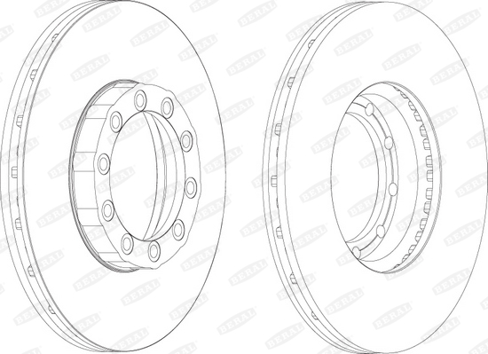 Remschijven Beral BCR169A
