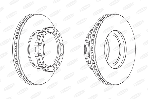 Remschijven Beral BCR173A