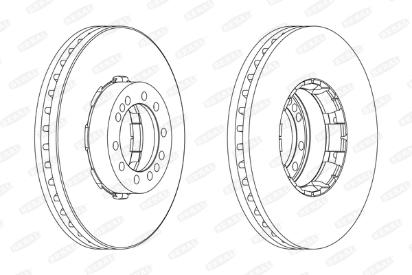 Remschijven Beral BCR185A