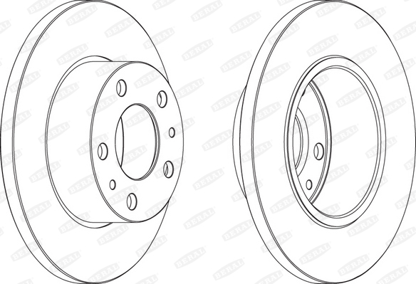Remschijven Beral BCR195A