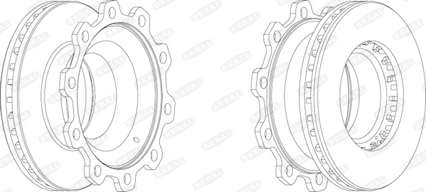 Remschijven Beral BCR205A
