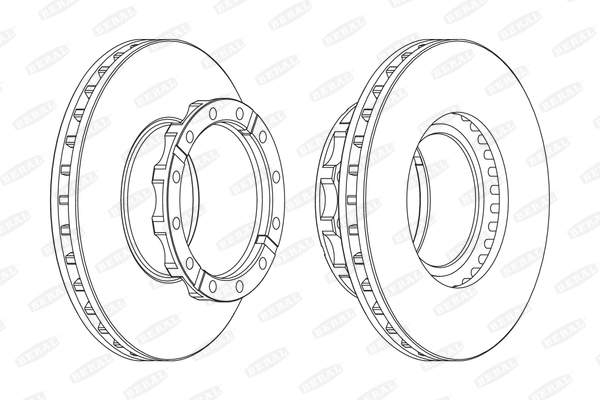 Remschijven Beral BCR254A