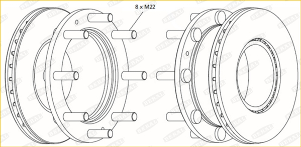 Beral Remschijven BCR308A