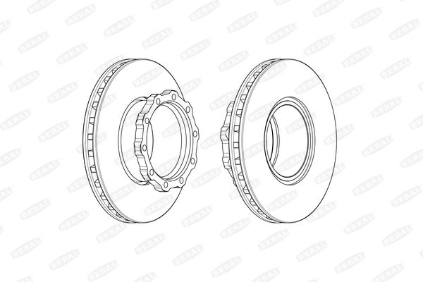 Remschijven Beral BCR353A