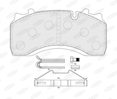 Beral Remblokset BCV29142TK