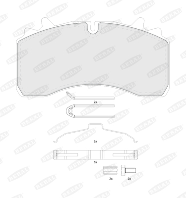 Beral Remblokset BCV29162TK