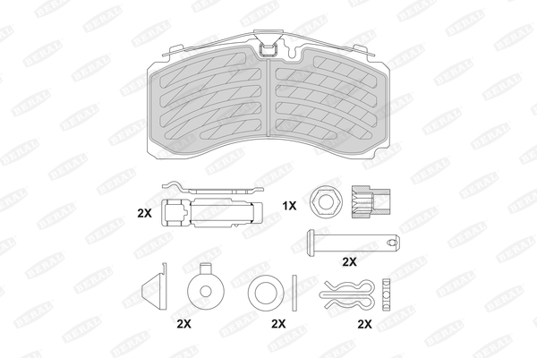 Beral Remblokset BCV29328TK