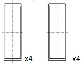 Drijfstanglager Fai Autoparts BB2026-STD